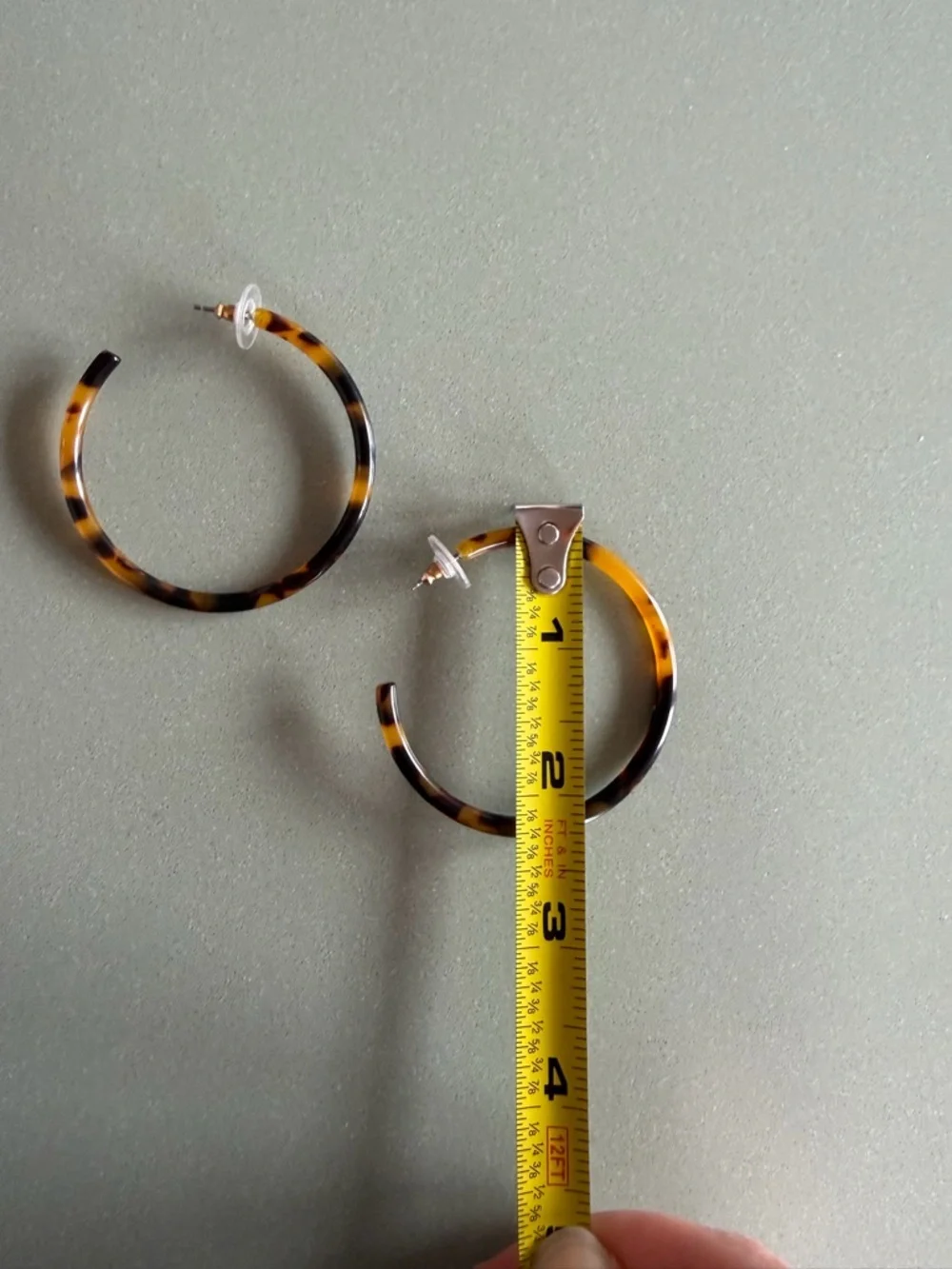 NWOT JCREW Tortoiseshell Hoop Earrings - Women Jewelry